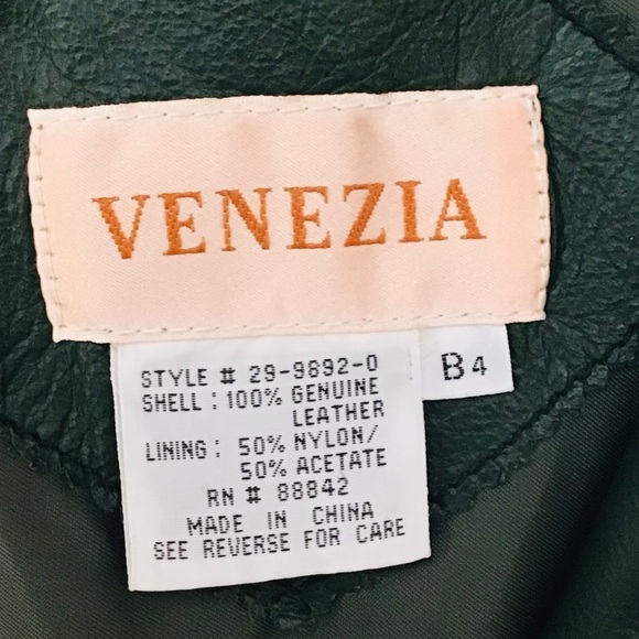 VINTAGE Venezia Leather Trench Coat - Picture 7 of 15